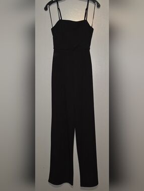 miami Black High-Waist Straight-Leg Pants